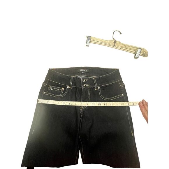 Forever 21 rhinestone Dark Denim Bootcut Jeans Sz 27 NWOT - Picture 6 of 8